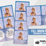 Full Moon Party Photo Booth Template