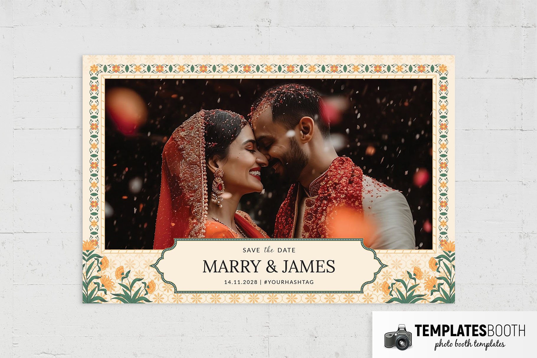 Indian Wedding Photo Booth Template