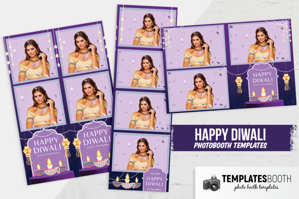 Diwali Festival Photo Booth Template