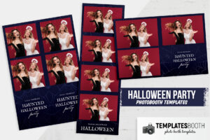 Haunted Halloween Photo Booth Template