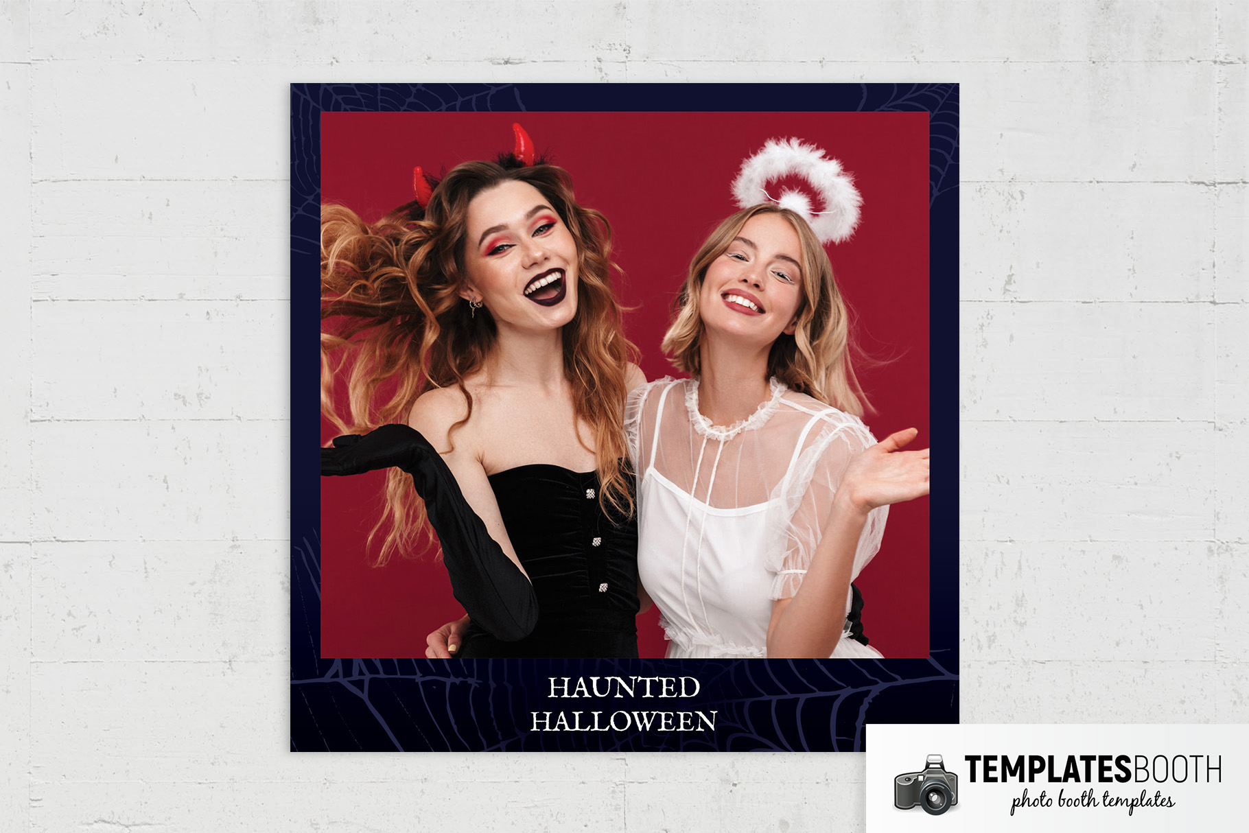 Haunted Halloween Photo Booth Template