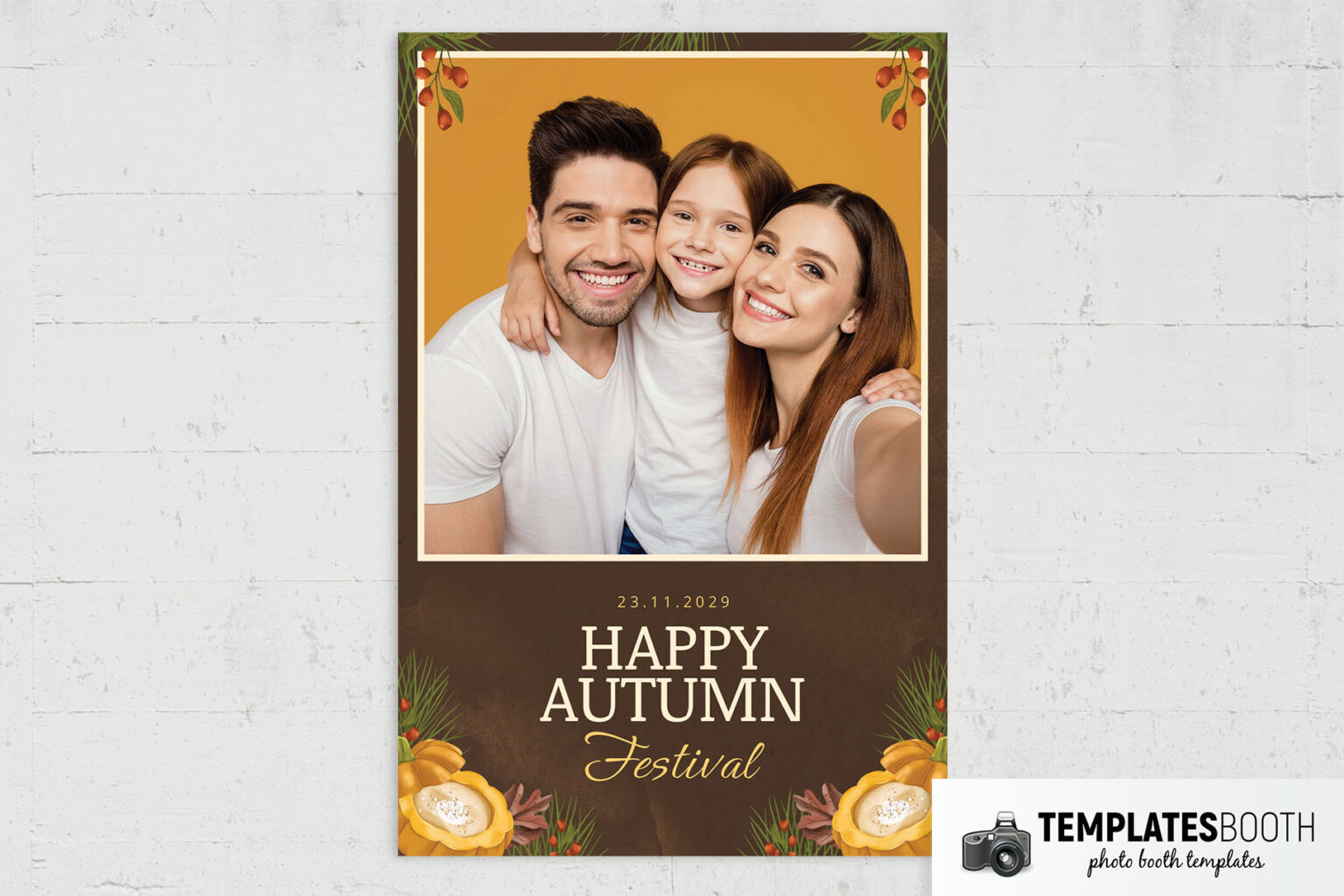 Free Autumn Photo Booth Template - TemplatesBooth