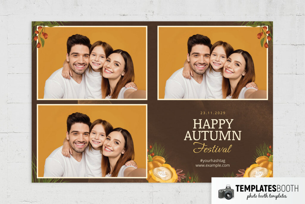 Free Autumn Photo Booth Template - TemplatesBooth