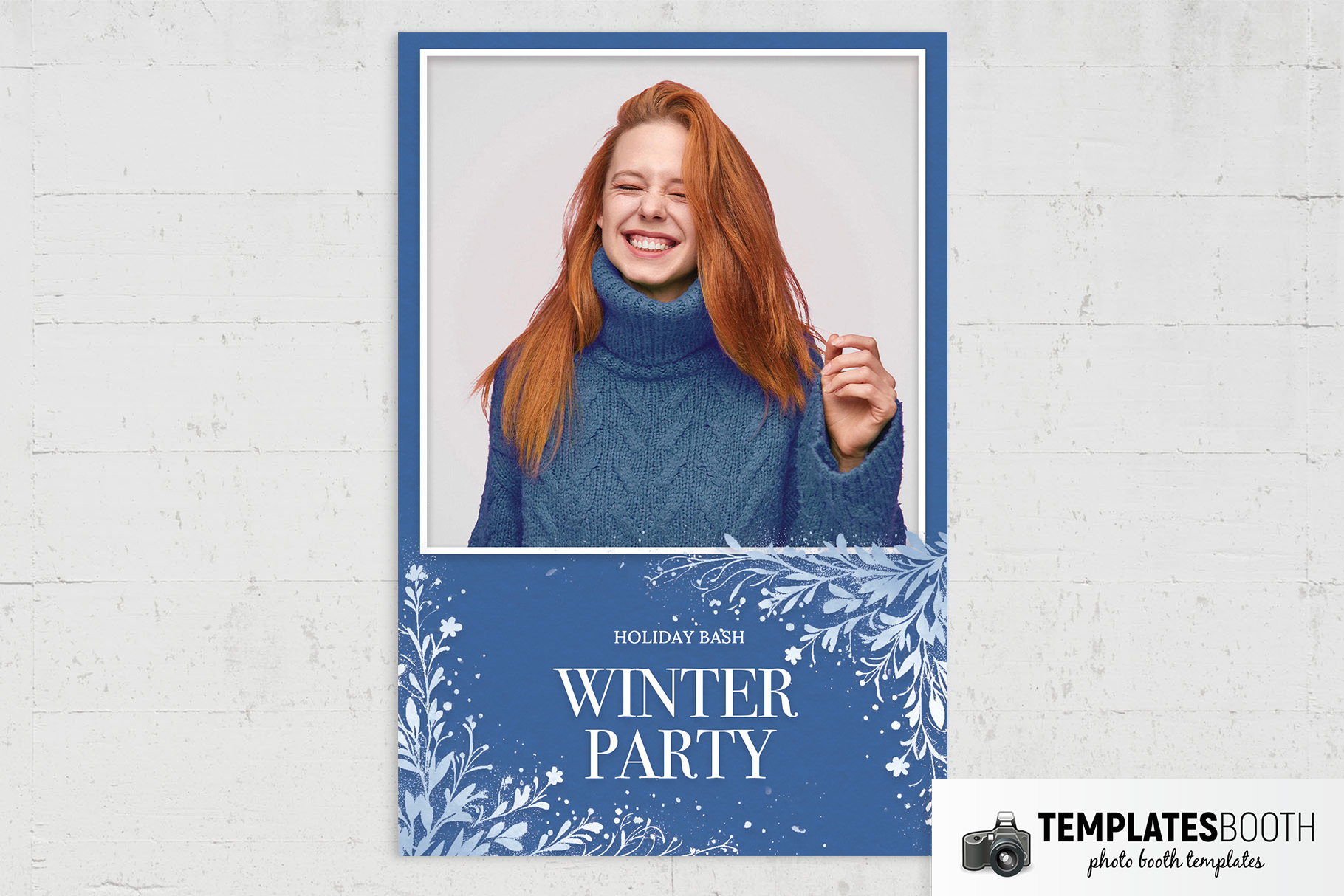 Free Winter Party Photo Booth Template