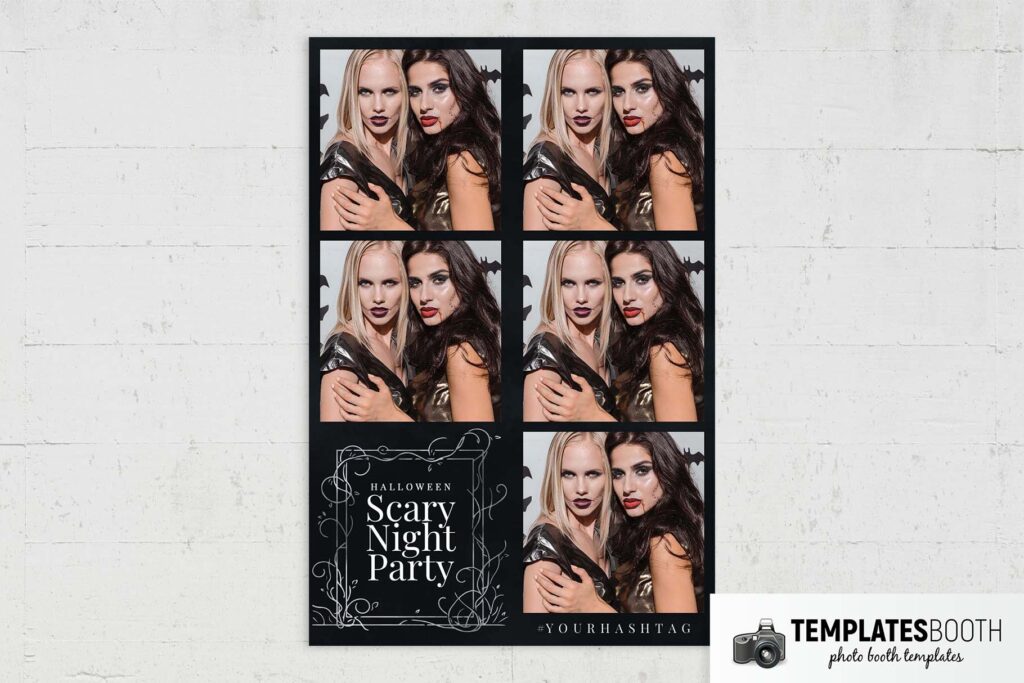 Minimalist Halloween Photo Booth Template TemplatesBooth