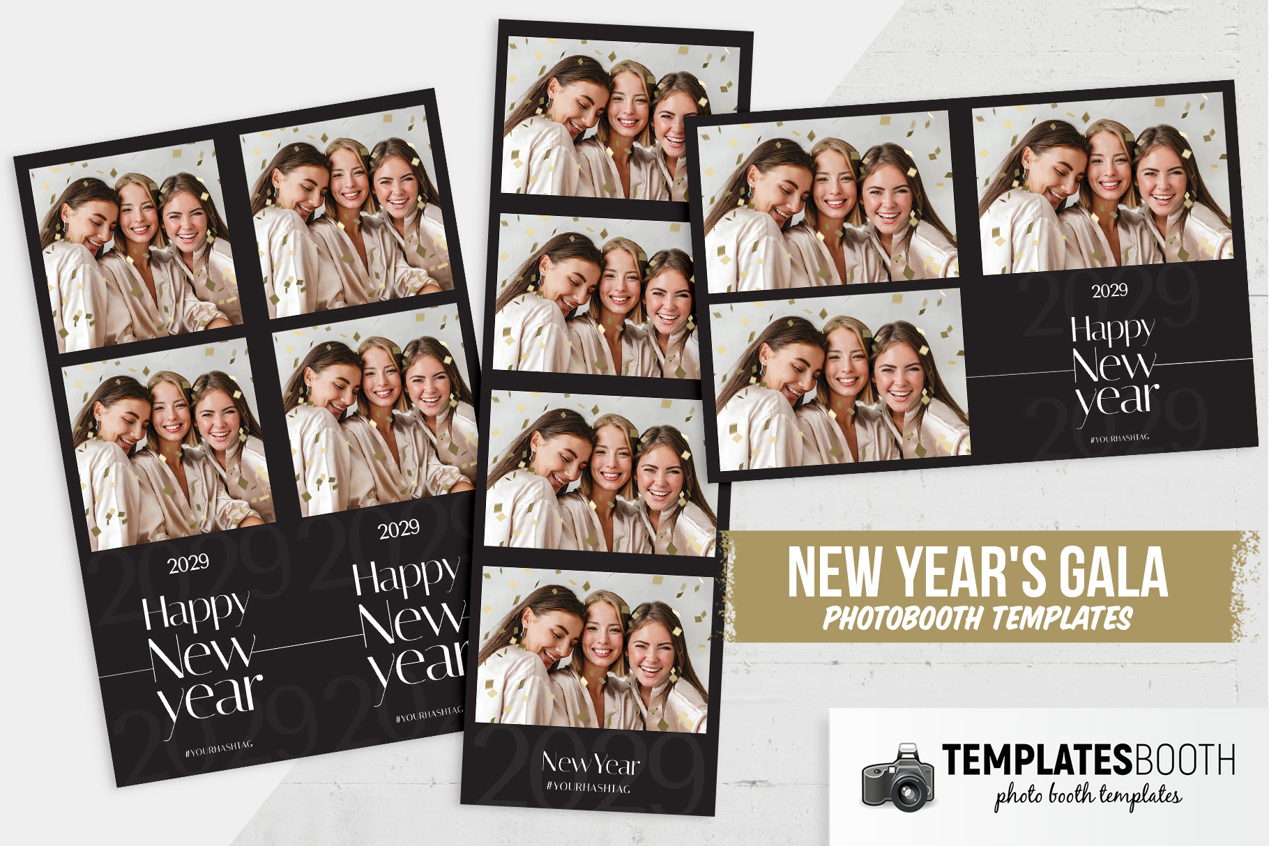 New Year's Eve Gala Photo Booth Template