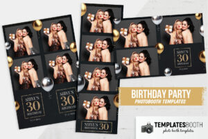 30th Birthday Photo Booth Template