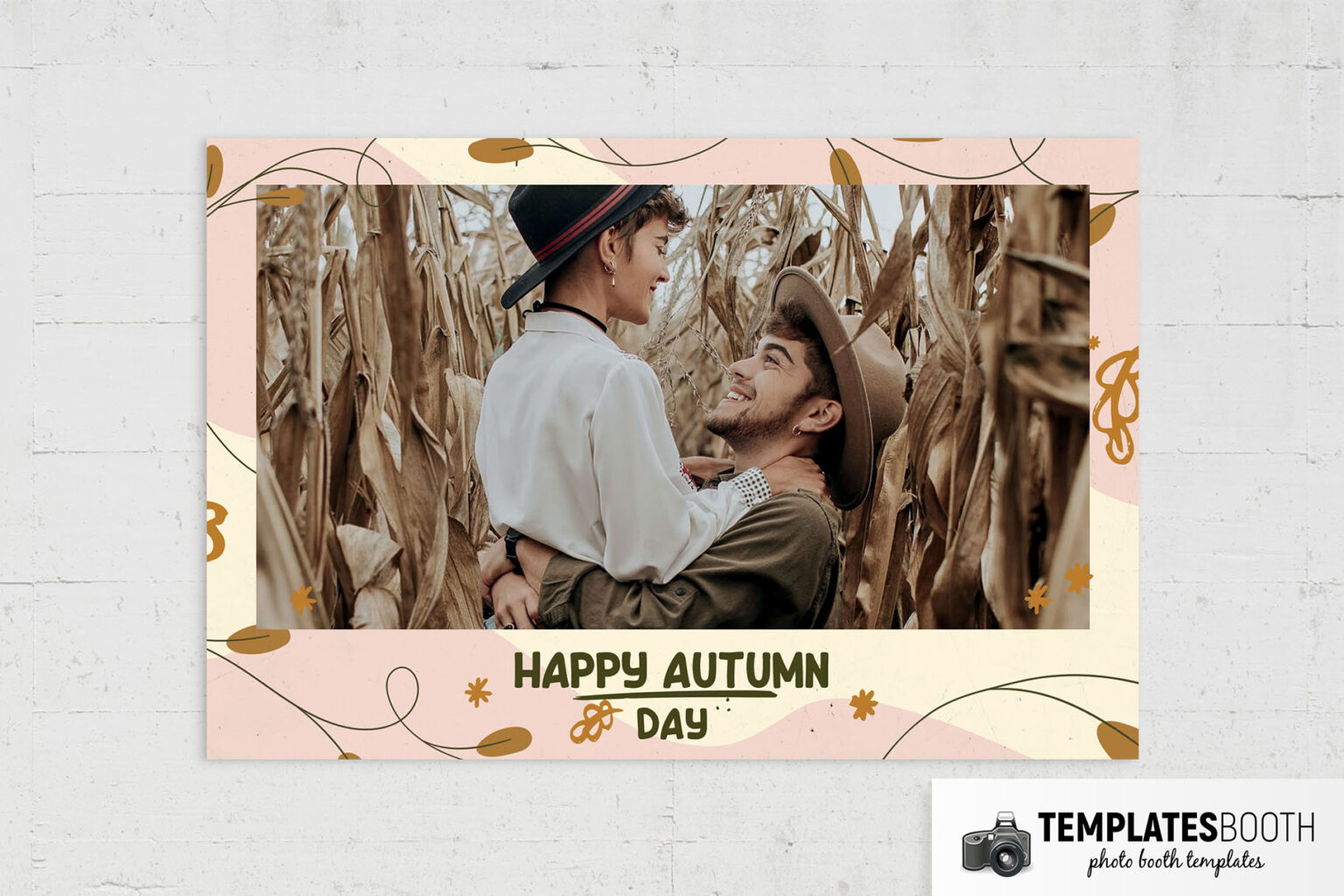 Free Modern Autumn Photo Booth Template - TemplatesBooth