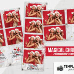 Magical Christmas Photo Booth Template