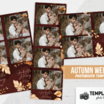 Rustic Autumn Wedding Photo Booth Template