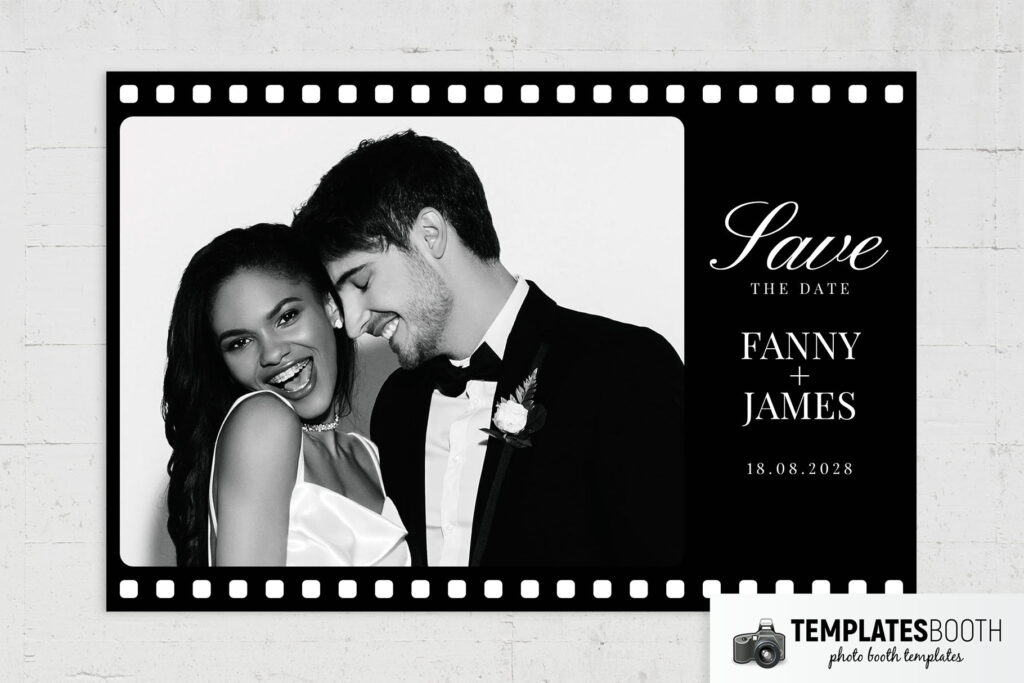 Film Strip Photo Booth Template