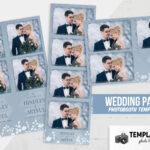Ice Blue Wedding Photo Booth Template