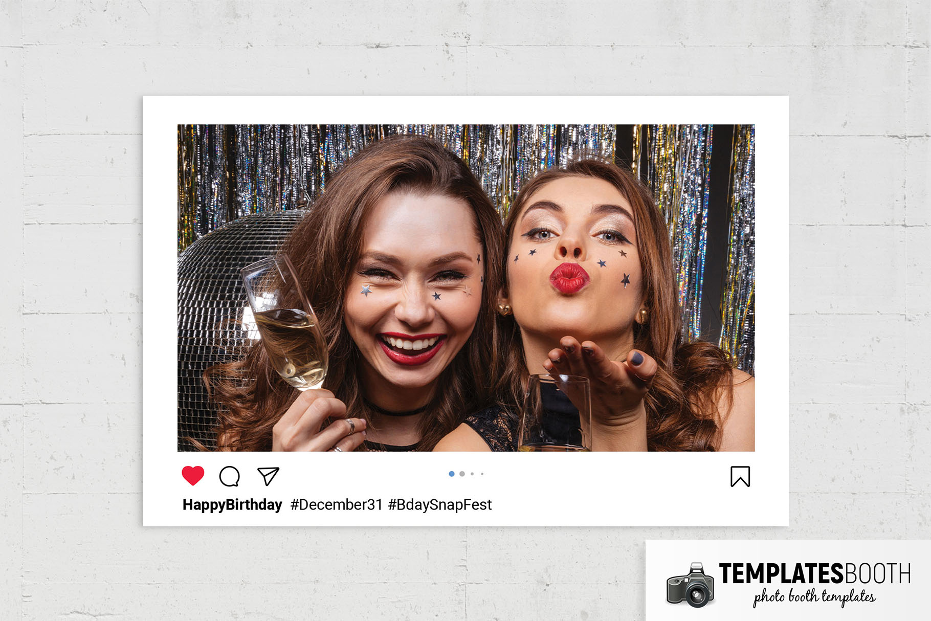 Instagram Themed Photo Booth Template
