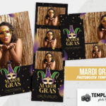 Mardi Gras Photo Booth Template