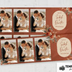 Rustic Orange Photo Booth Template – Preview 3