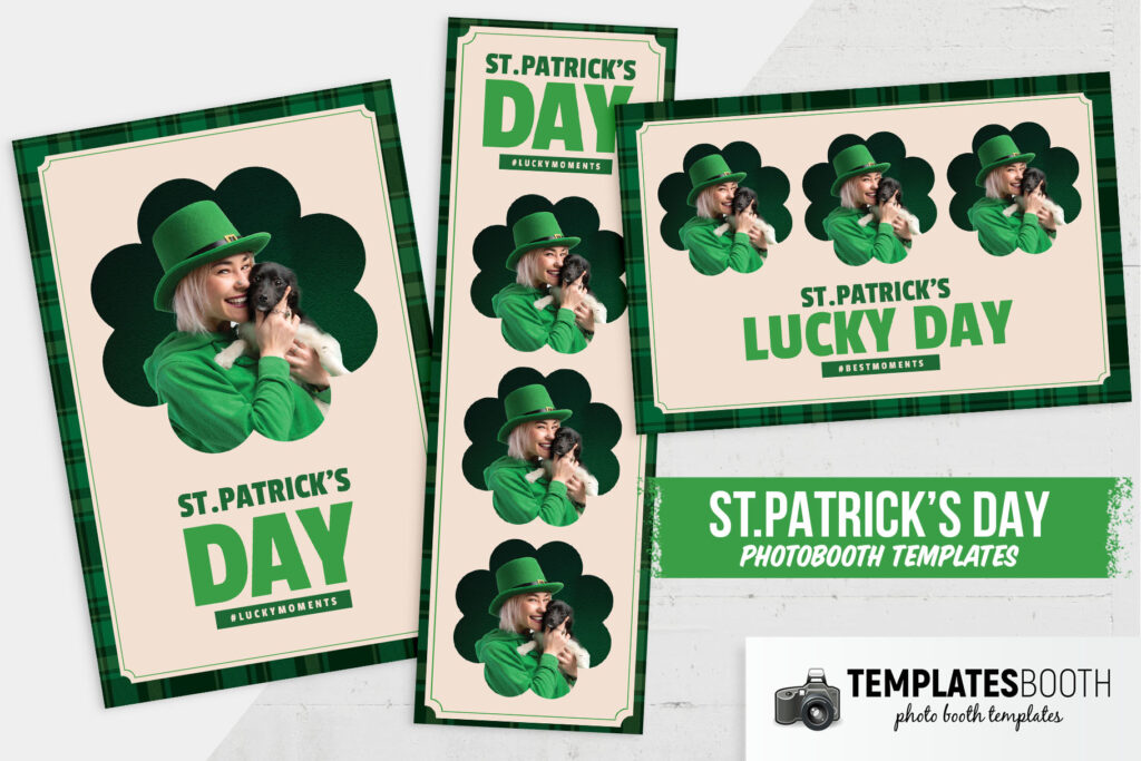 St Patrick's Day Photo Booth Template
