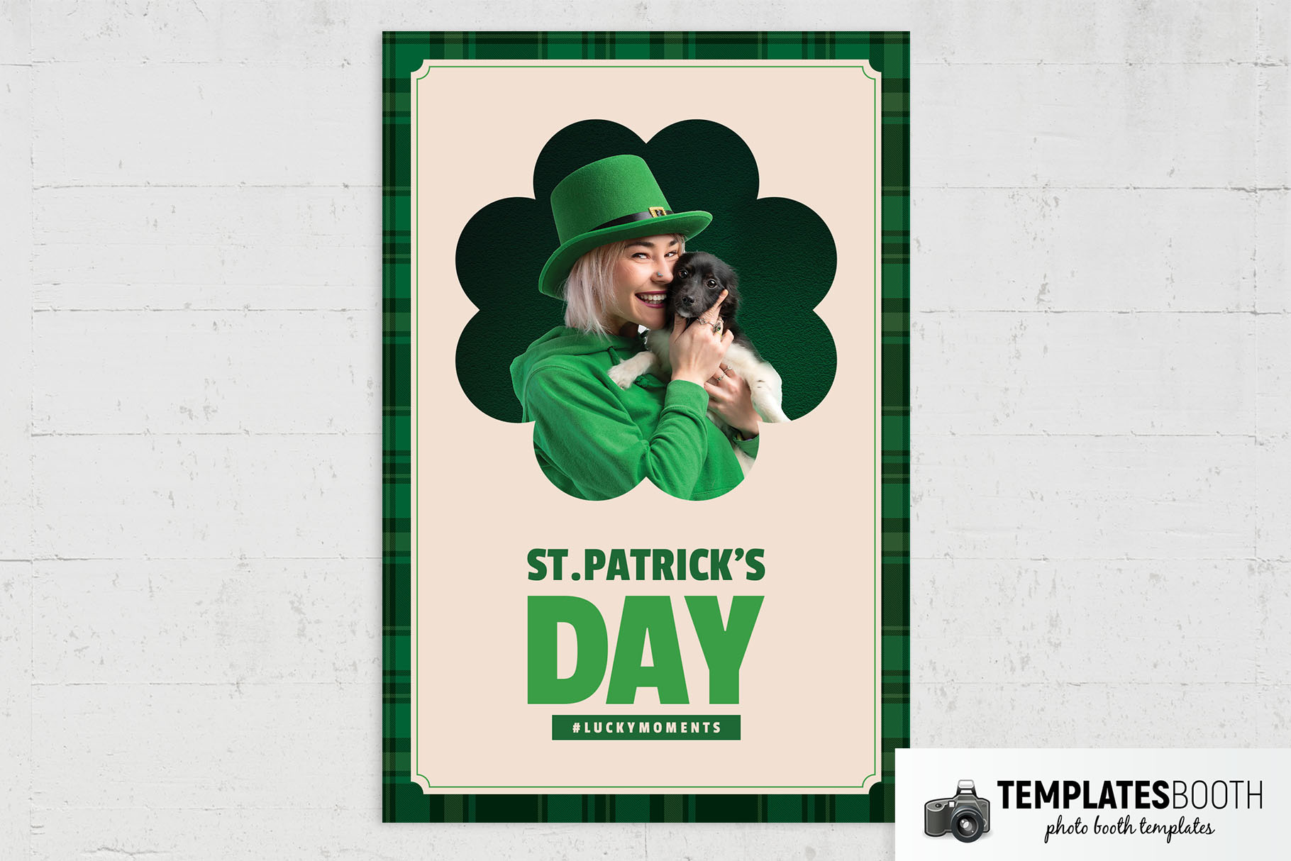 St Patrick's Day Photo Booth Template