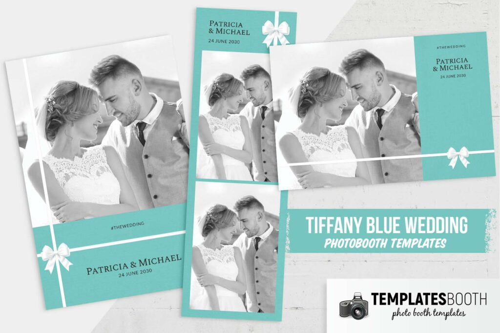 Tiffany Blue Photo Booth Template
