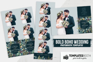 Bold Boho Wedding Photo Booth Template