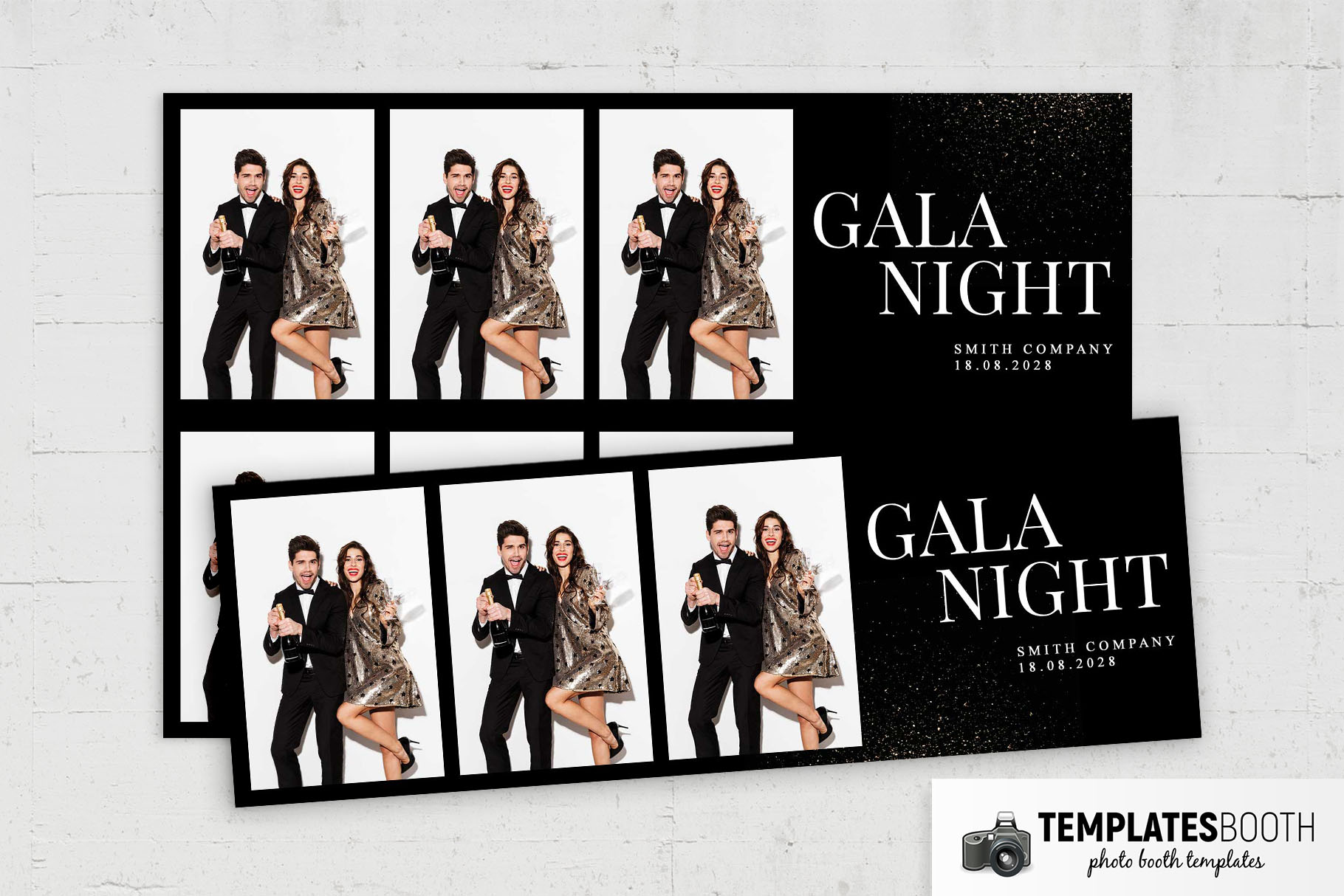 Gala Night Photo Booth Template