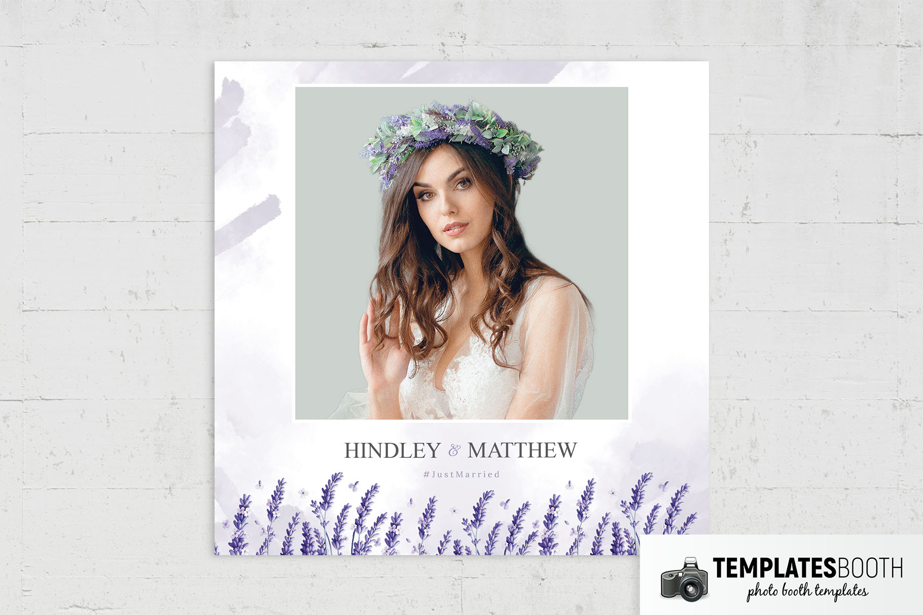 Lavender Photo Booth Template