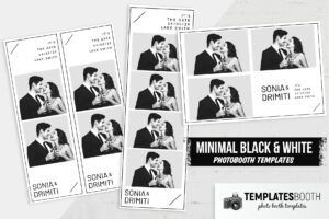 Bold Minimal Black & White Photo Booth Template