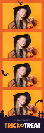 Modèle Halloween Trick or Treat pour photobooth – Bande photo 2x6