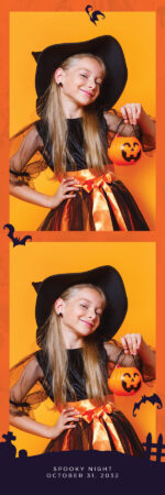 Modèle Halloween Trick or Treat pour photobooth – Bande photo 2x6