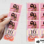 Retro Sweet 16th Photo Booth Template – Preview 2