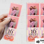 Retro Sweet 16th Photo Booth Template – Preview 3
