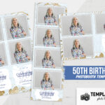50th Birthday Photo Booth Template
