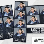 Back to School Blackboard Photo Booth Template