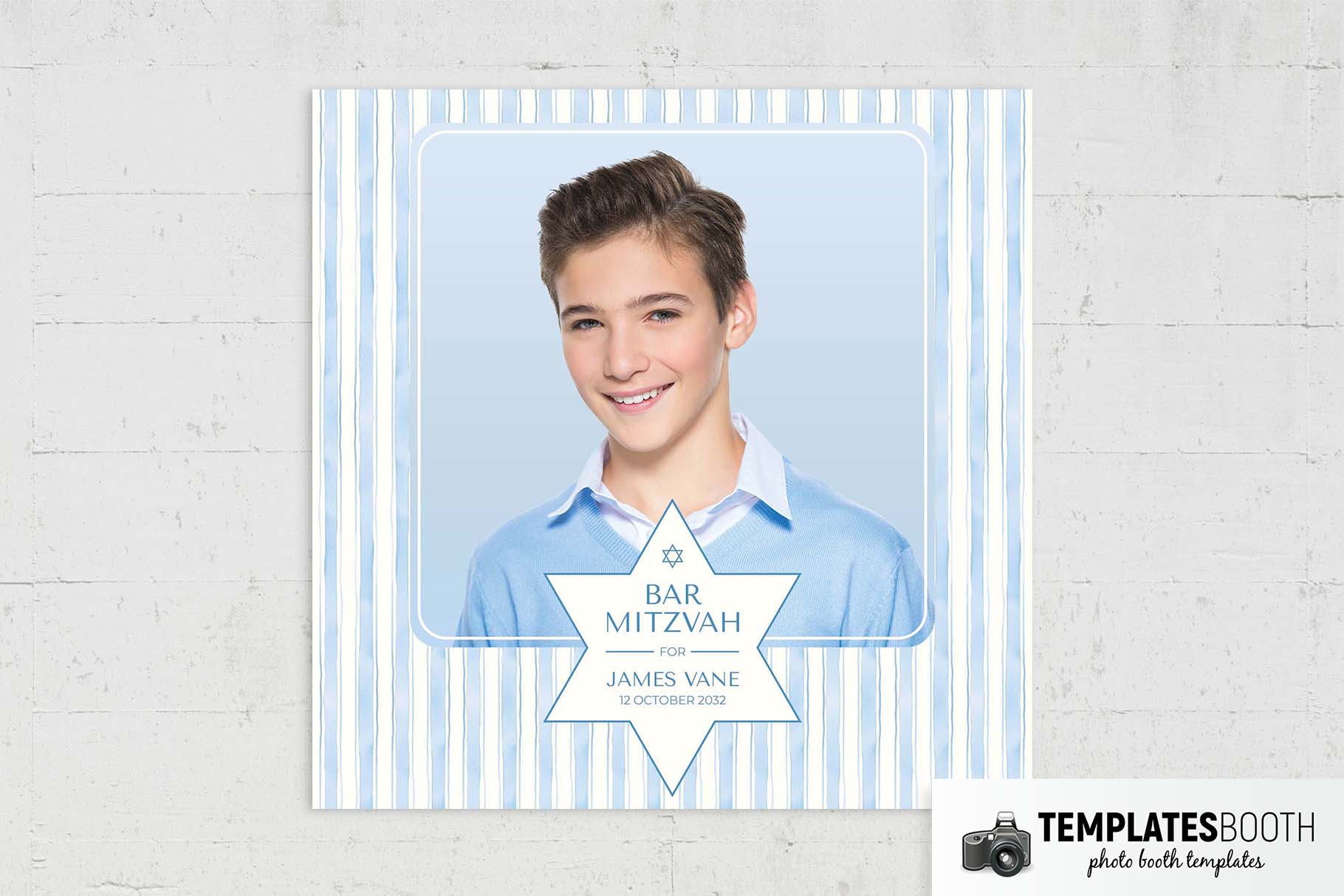 Bar Mitzvah Photo Booth Template