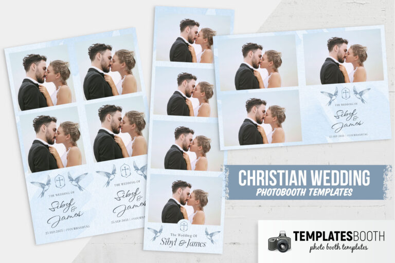 Christian Wedding Photo Booth Template