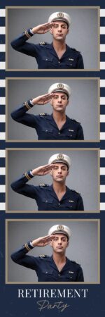 Modèle marine pour photobooth