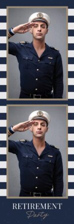 Modèle marine pour photobooth