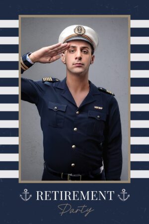 Modèle marine pour photobooth