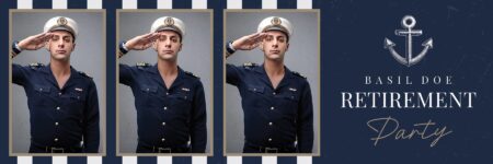 Modèle de photomaton bleu marine