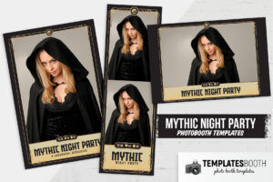 Fantasy Night Photo Booth Template