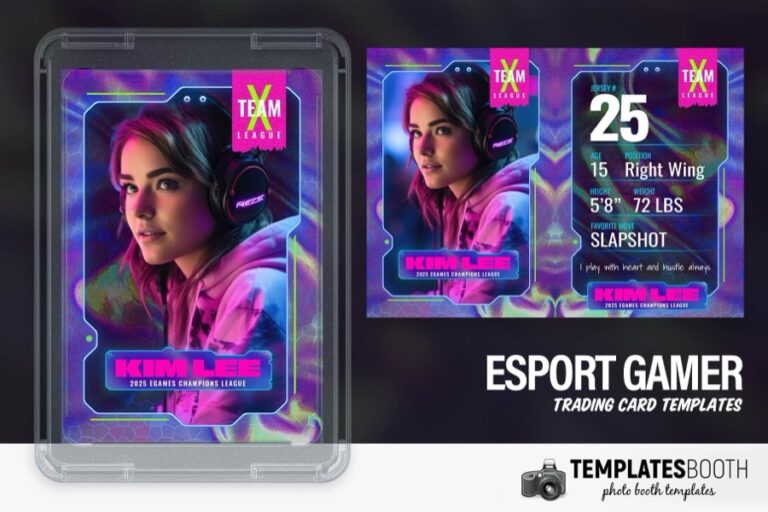 Esport Trading Card Photo Booth