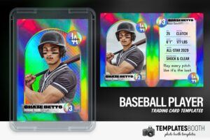 Baseball Trading Card Photo Booth