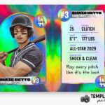 Baseball Trading Card Photo Booth