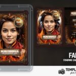 Fantasy Trading Card Photo Booth Template