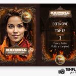 Fantasy Trading Card Template