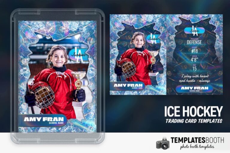 Ice Hockey Trading Card Photo Booth