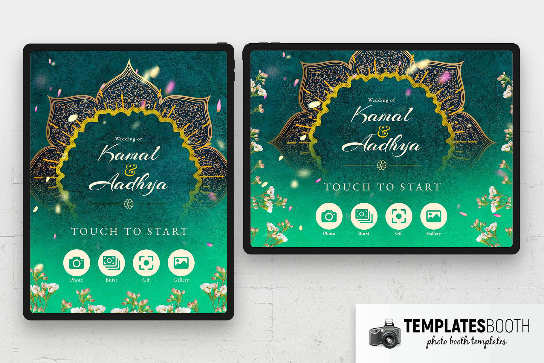 Indian Wedding Photo Booth Welcome Screen