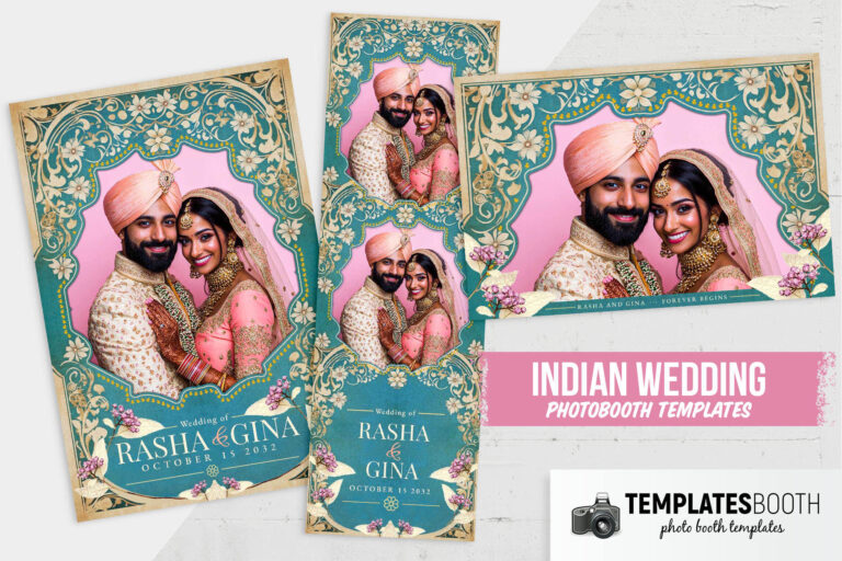 Ornate Indian Wedding Photo Booth