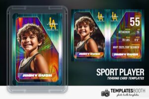 Sport Player Trading Card Photo Booth