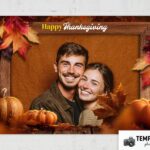 Modèle Cadre Thanksgiving pour photobooth 