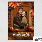 Modèle Cadre Thanksgiving pour photobooth 